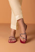 Raw Silk Cigarette Pants
